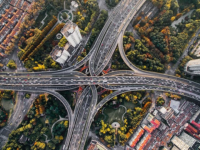 red de carreteras de china