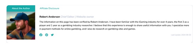 Robert Anderson Casino Expert