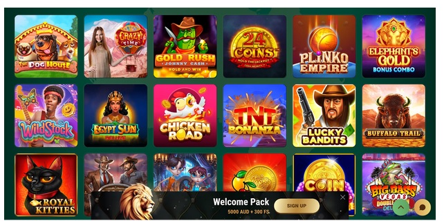 Richard Casino Games Selection